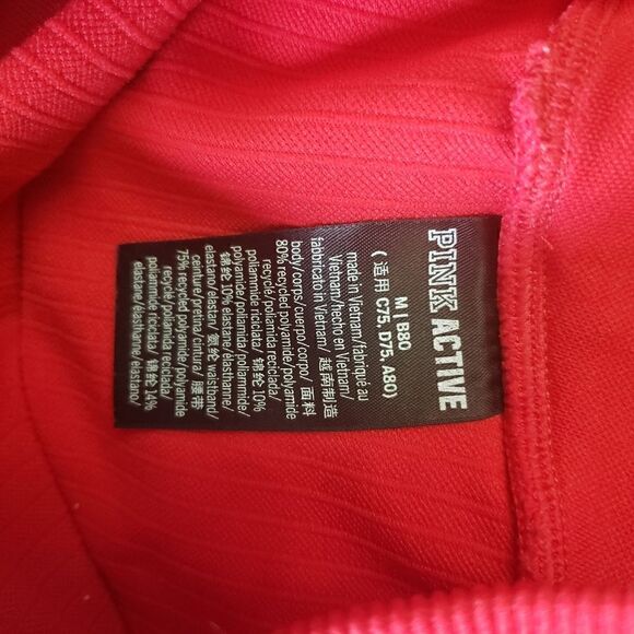 VICTORIA'S SECRET PINK Seamless Ribbed Capri Yoga  Activewear Pants - Picture 7 of 7